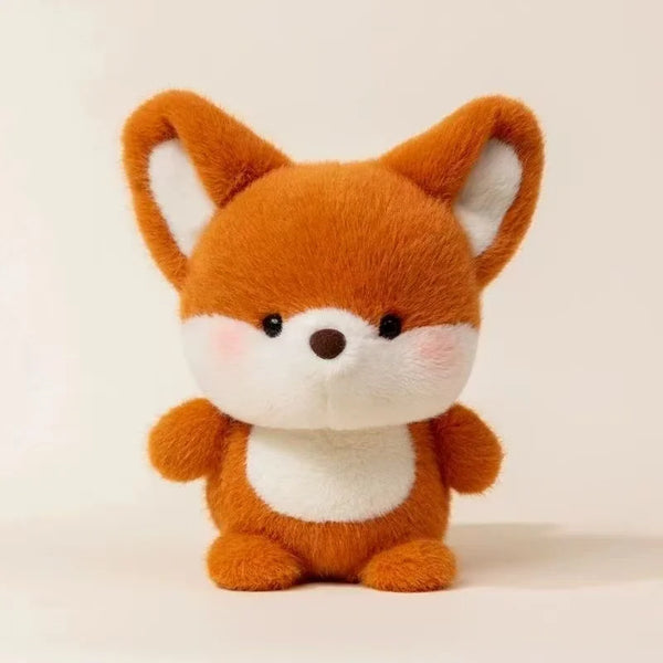 Petite peluche renard de 16 cm, toute ronde et toute douce