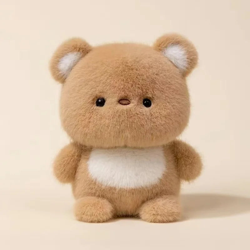 Petite peluche ours de 16 cm, toute ronde et toute douce